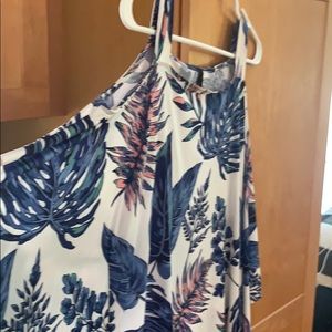 Ariiella Cold Shoulder High Low Top